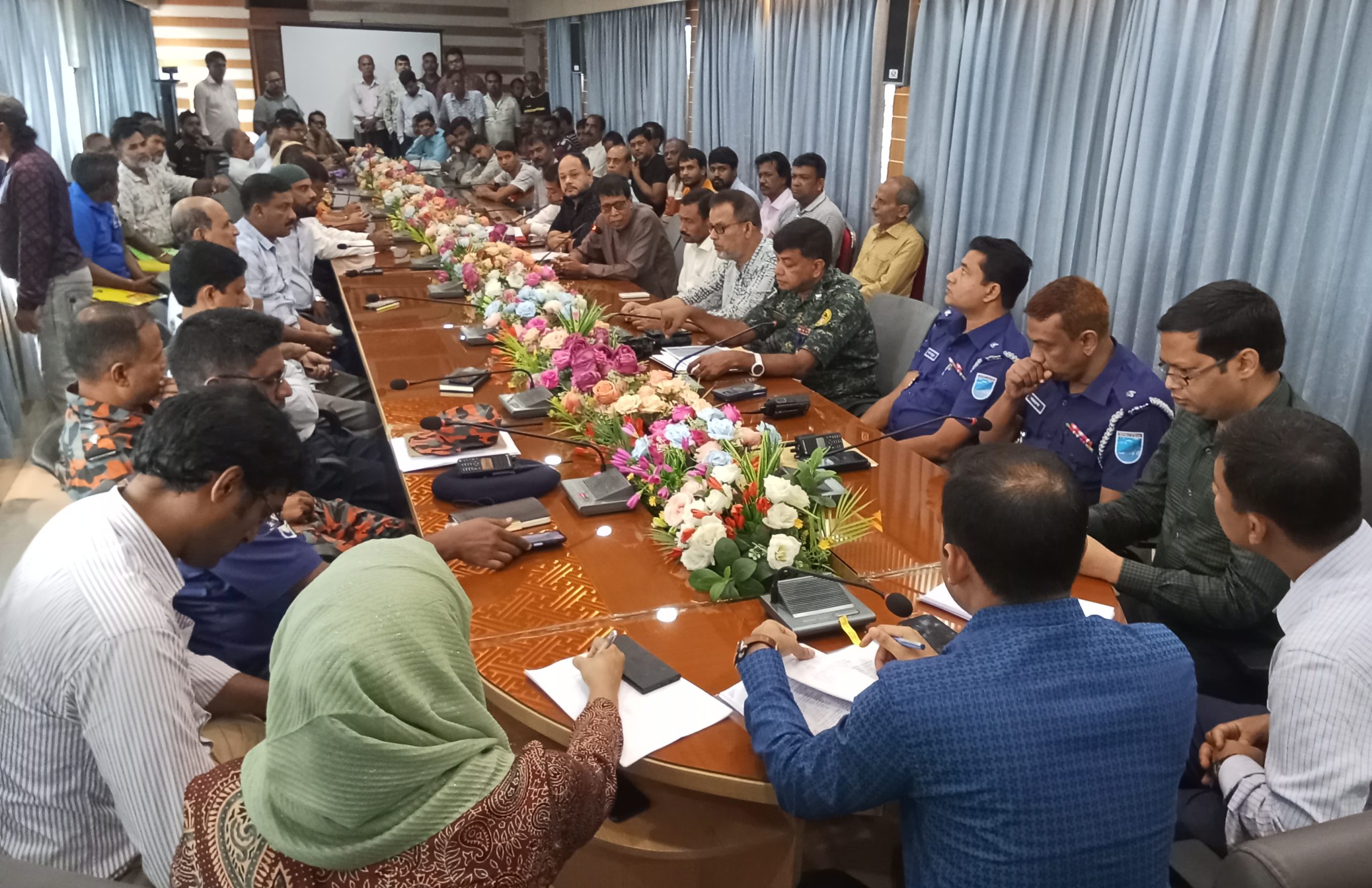 শারদীয় দুর্গোৎসব সফল করতে সদর উপজেলা প্রশাসনের মতবিনিময় সভা