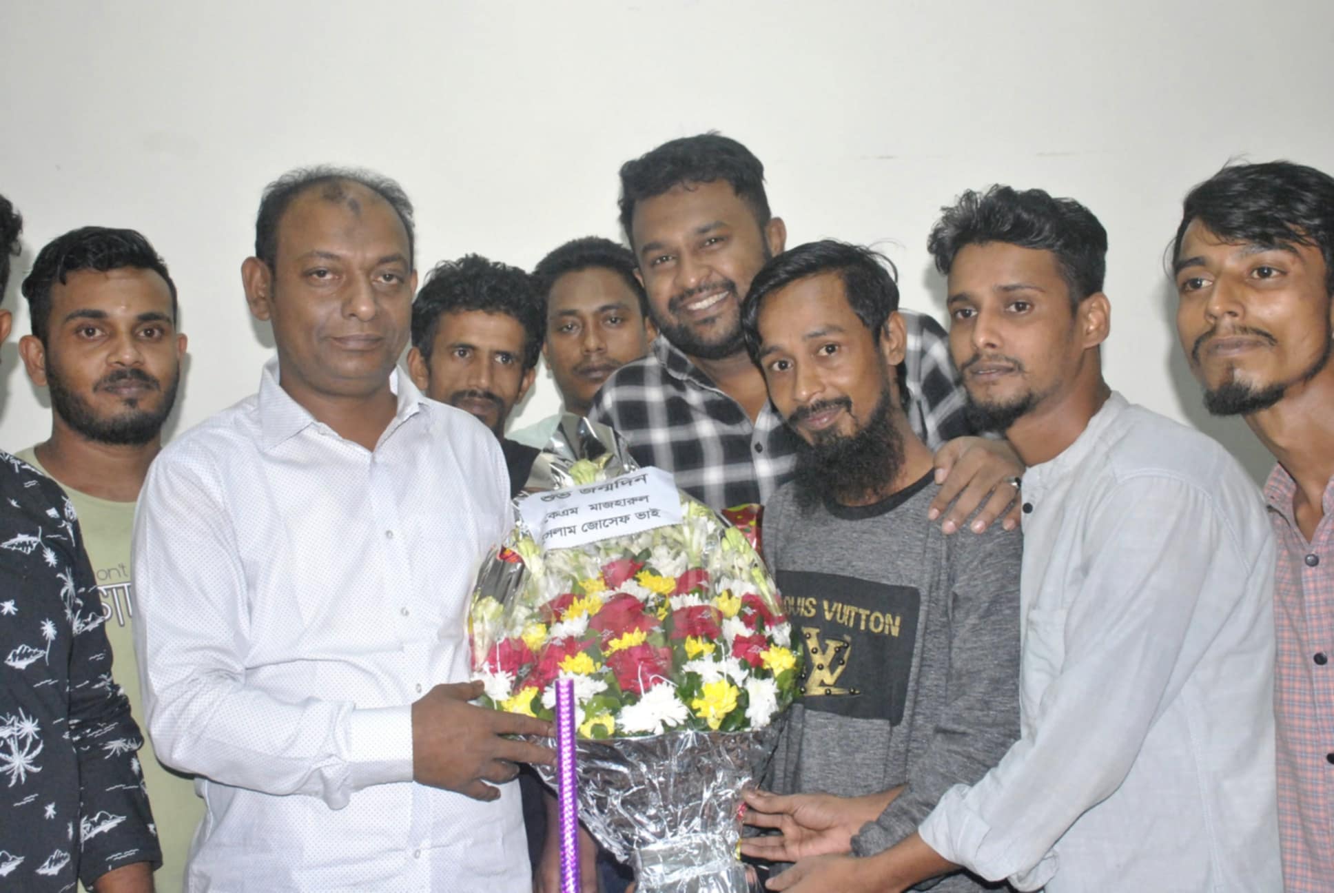 মাজহারুল ইসলাম জোসেফের জন্মদিনে শাহ আলমের শুভেচ্ছা