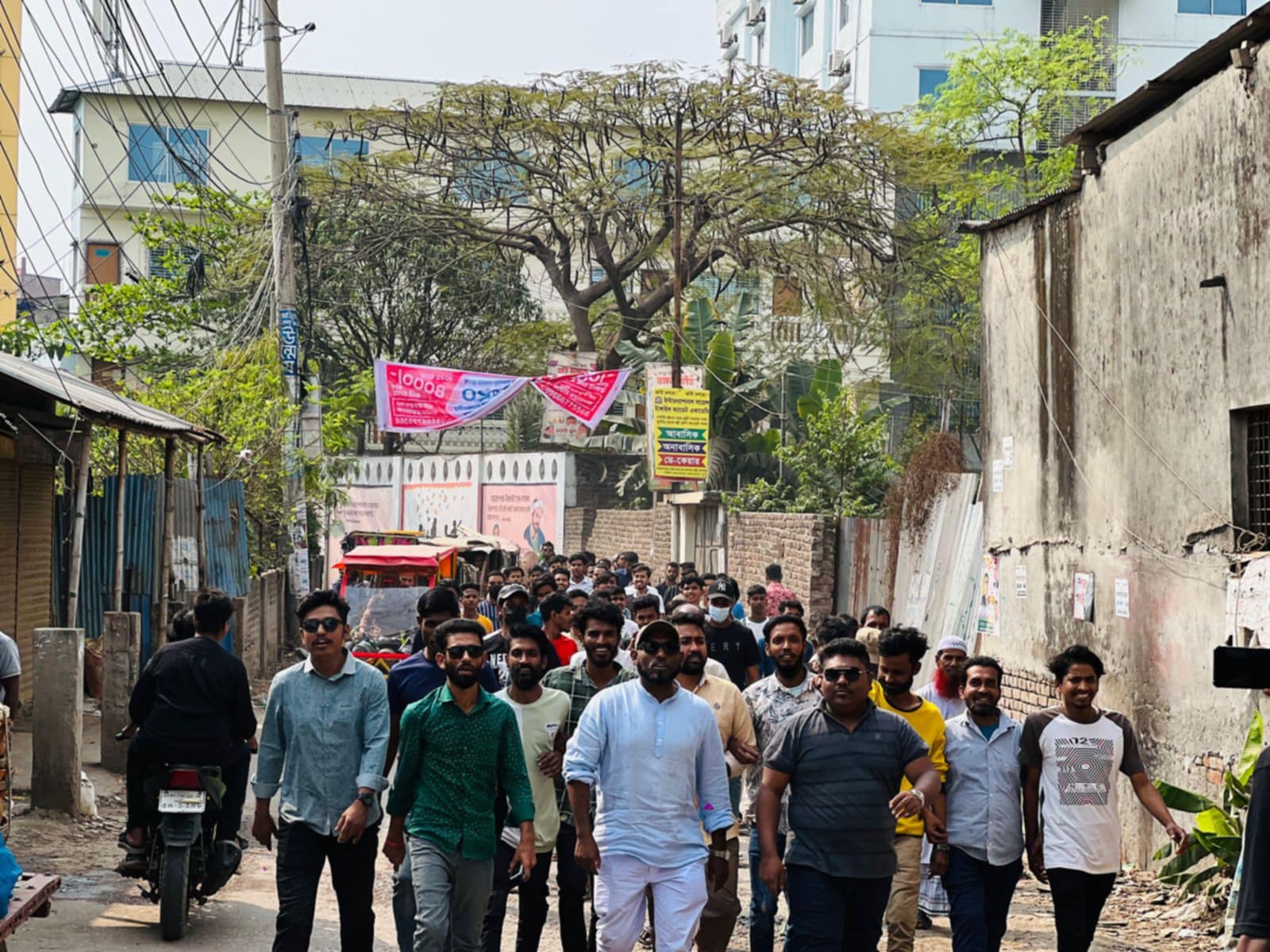 জেলা বিএনপির সমাবেশে কাশীপুর যুবদলের শো-ডাউন