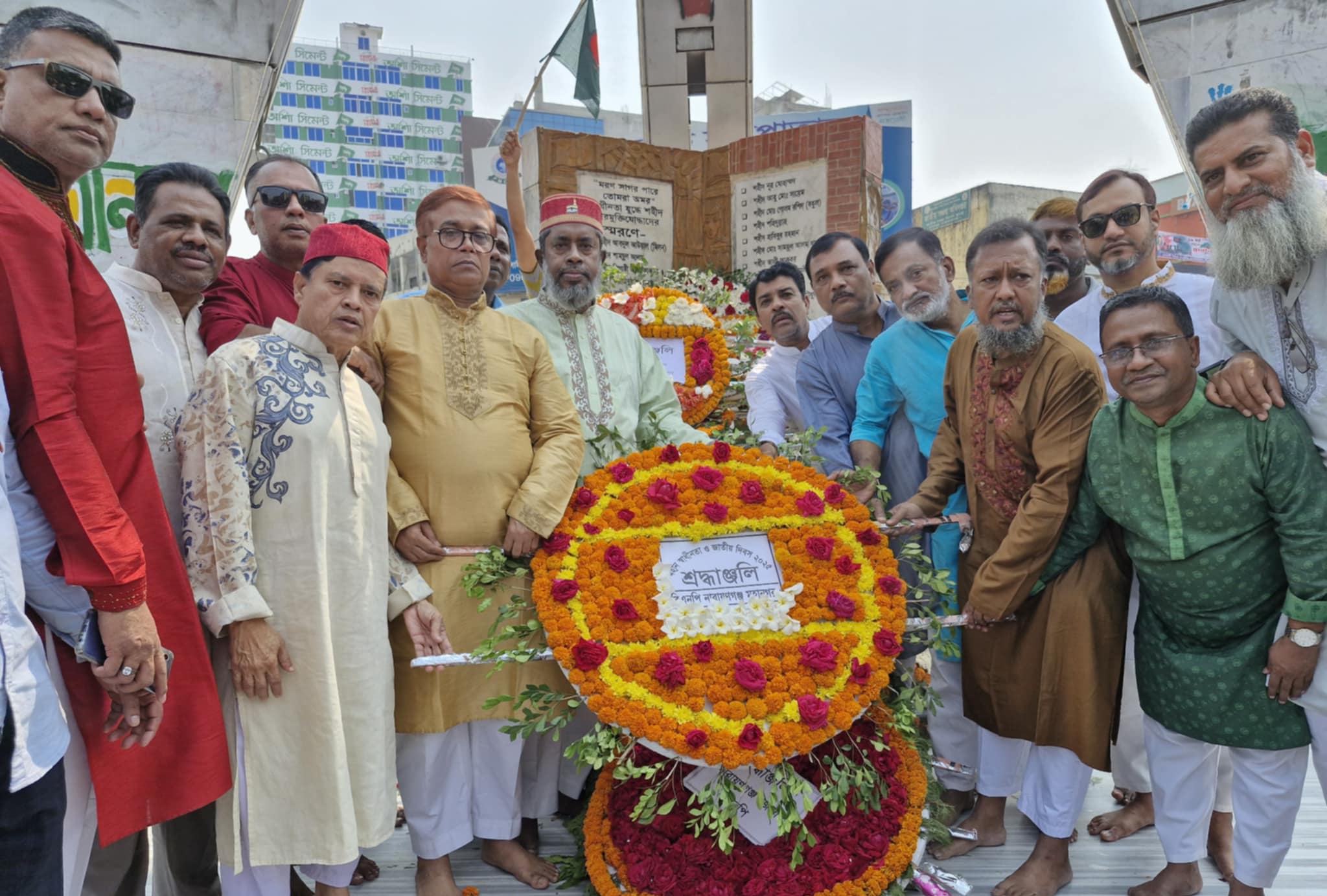 মহান স্বাধীনতা দিবসে মহানগর বিএনপির শ্রদ্ধা নিবেদন