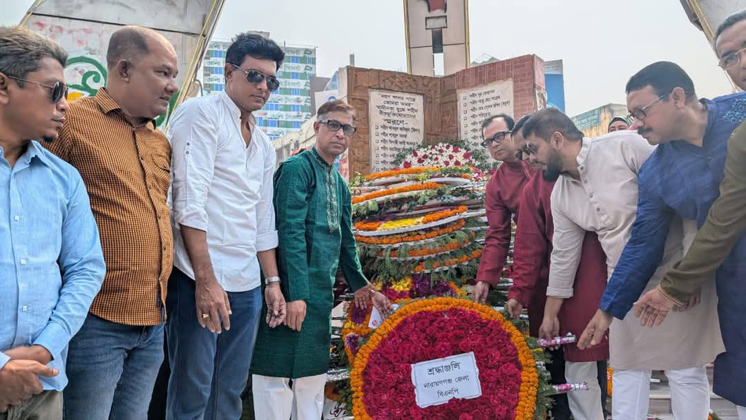 মহান স্বাধীনতা দিবসে জেলা বিএনপির শ্রদ্ধা নিবেদন
