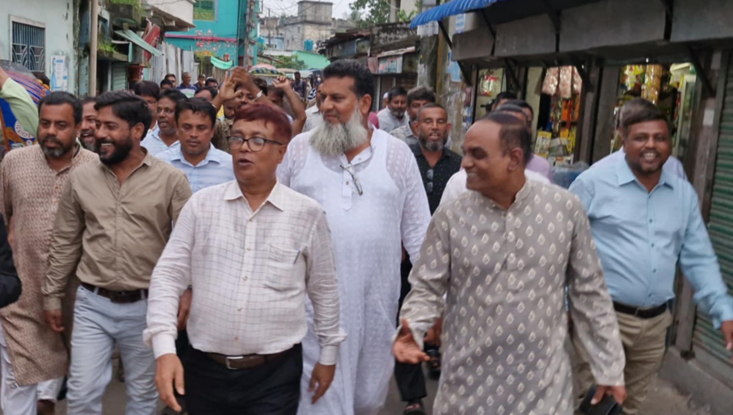 বন্দরে ধানের শীষের পক্ষে মহানগর বিএনপির গণসংযোগ