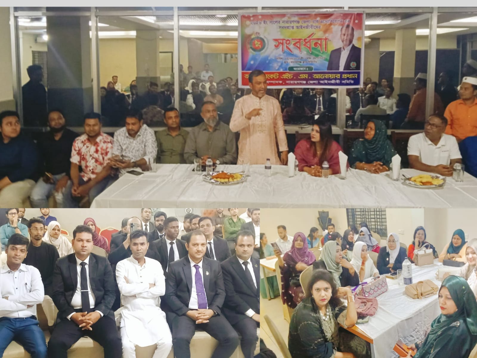 নবীন আইনজীবীদের সংবর্ধনা দিলেন বার সেক্রেটারি