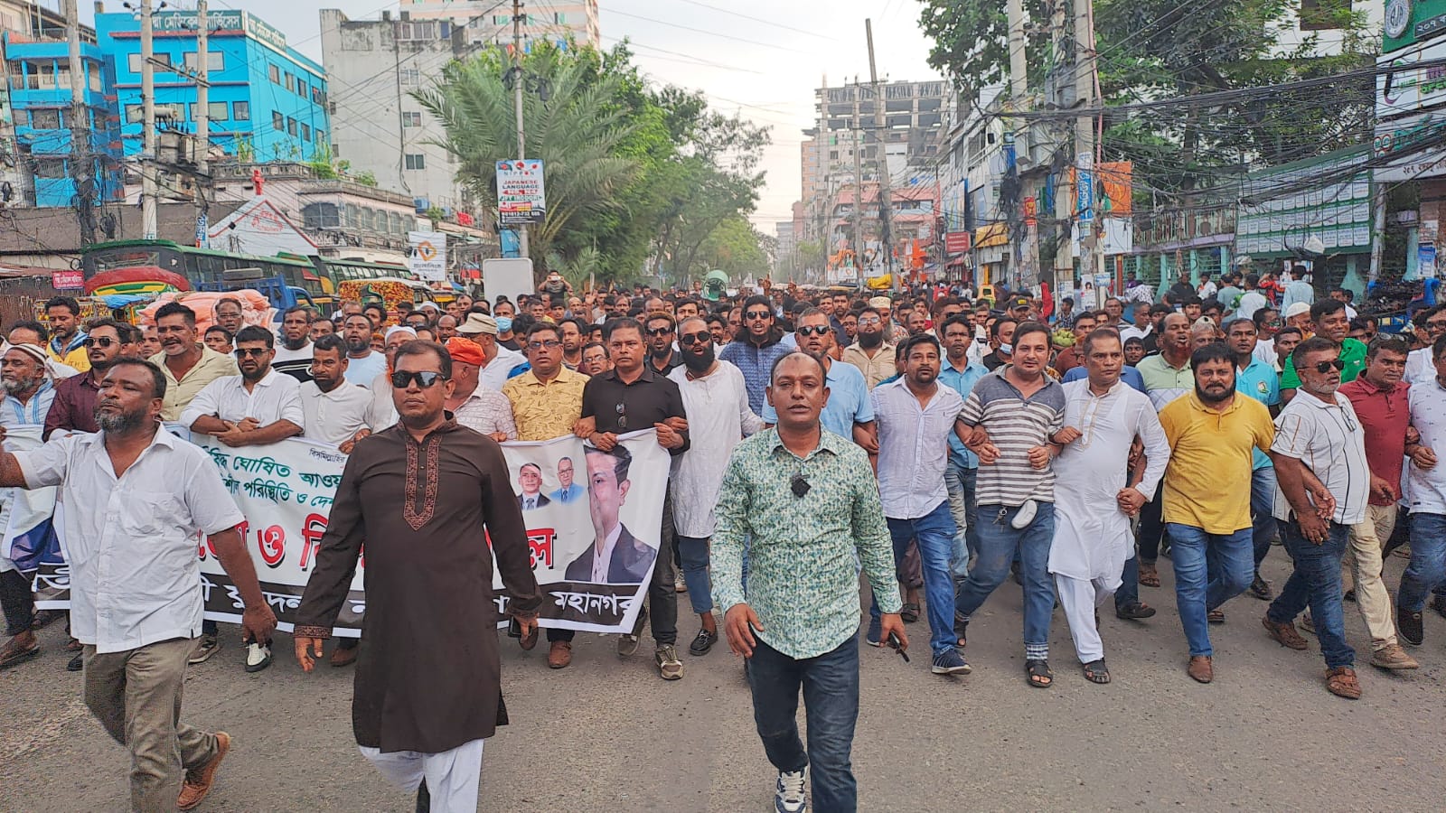 মহানগর বিএনপির সমাবেশে মাজহারুল ইসলাম জোসেফের শোডাউন